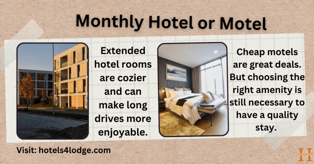 Monthly Hotel or Motel