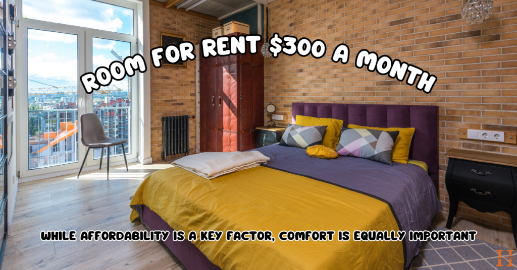 Room for rent $300 a month near me