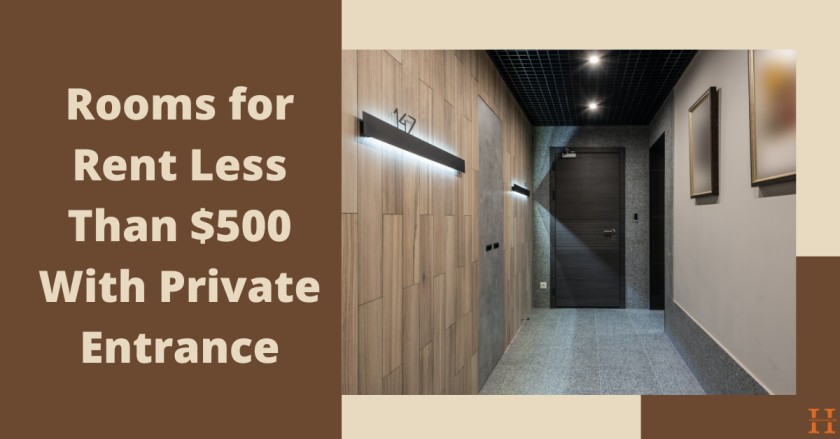 Rooms for Rent Less Than $500 With Private Entrance