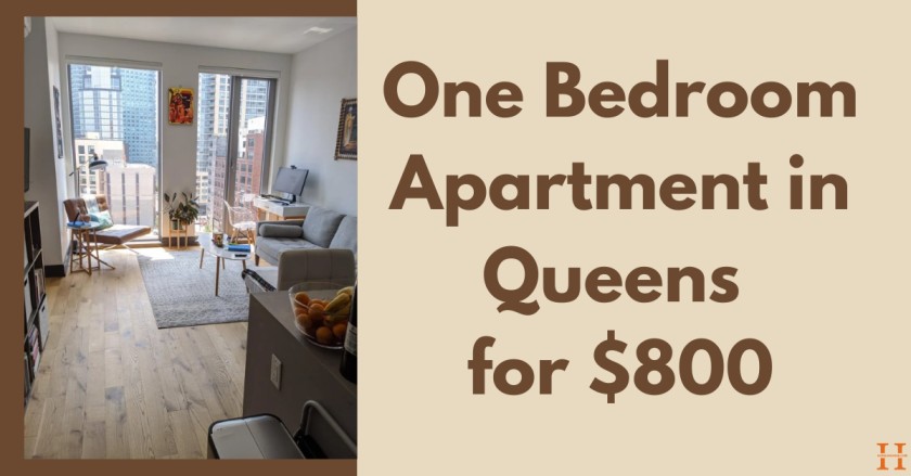 One Bedroom Apartment in Queens for $800