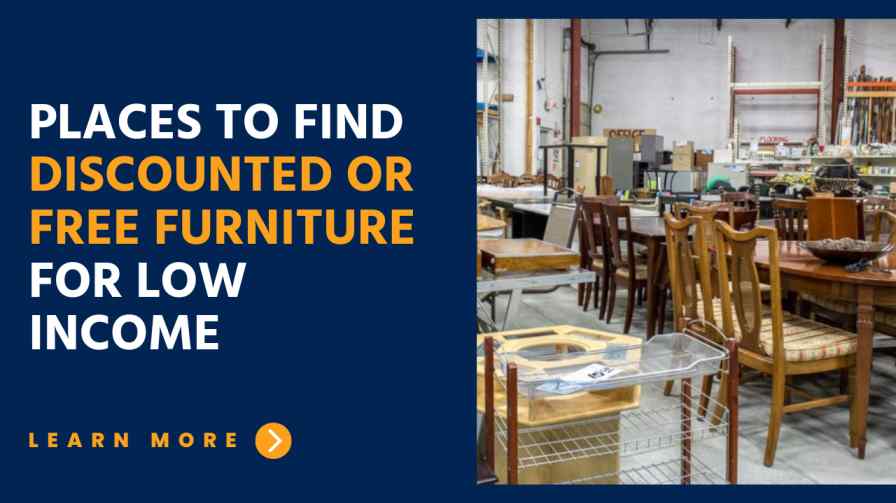 Places to Find Discounted or Free Furniture for Low Income