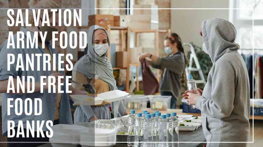 Salvation Army Food Pantries and Free Food Banks